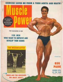 Muscle Power Bodybuilding fitness magazine REG PARK Mr Universe 8 54