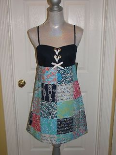 LILLY PULITZER RILEE DRESS 2 MULTI SAILOR PATCH NWT