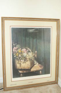 Summer Wildflowers by Adolph Sehring   LE hand signed Serigraph #85 