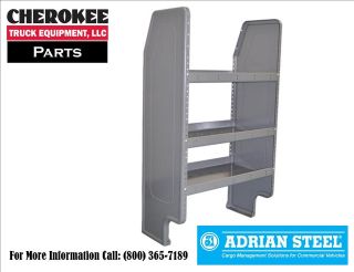 Adrian Steel AD26TCNB, 26 AD Series Shelving Unit for Transit Connect