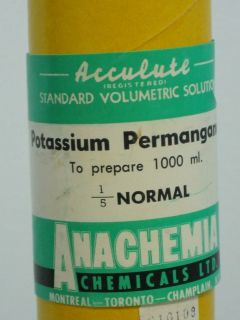 Potassium permanganate solution 1/5 normal Anachemia Chemicals LTD