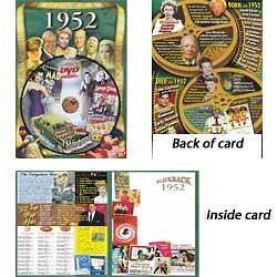 1952 Historic Events DVD   60th Birthday Or 60th Anniversary Party 