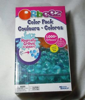 ORBEEZ Color Pack Refill kit 3 colors Yellow Green Red 1,000 Orbeez 