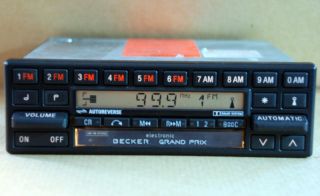 MERCEDES BECKER GRAND PRIX RADIO CASSETTE STEREO W126 W124 W201 88 
