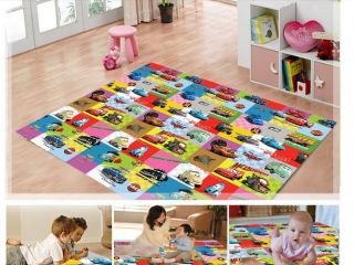 BABY Toddler KIDS CHILDREN Disney Cars McQueen Play Mat RUG for in/out 