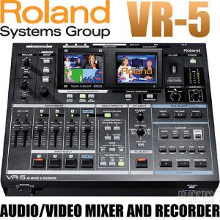 Roland Edirol VR 5 USB Audio Video Mixer and Recorder 5 Channel AV 