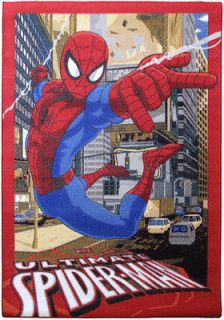 Spiderman Ultimate Childrens Non slip Rug 095cm x 133cm