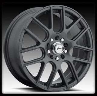   VISION 426 CROSS 5X105 5X115 VOLT CRUZE EQUINOX GUN METAL WHEELS RIMS