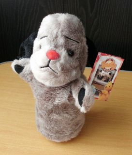 FROM SOOTY AND SWEEP RARE PLUSH SWEEP HAND PUPPET WITH SQUEAK BNWT