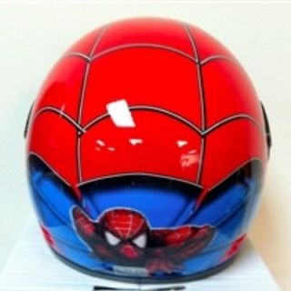 Red Spiderman Full Face Motorcycle Kids Helmet
