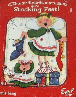 CHRISTMAS in OUR STOCKING FEET Annie Lang Painting Book