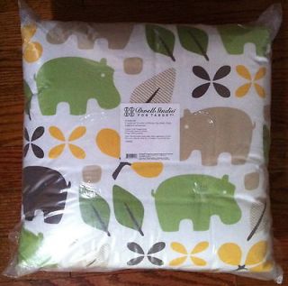   Target Modern Hippo 4 piece Toddler Bed Set Bedding Sheet BRAND NEW