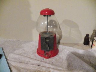 Collectable Coin Operated Bubble Gum Machine Age? Works Table Top 