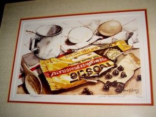 Vintage Nestle Chocolate Chip Limited Edition 21/500 Sign Print by 