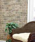 DECORATIVE REAL LOOK WOOD BRICK STONE PREPASTED STRIPPABLE WALL PAPER 