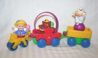   Price Little People PARADING PALS Circus Parade Set Lot Rare and HTF