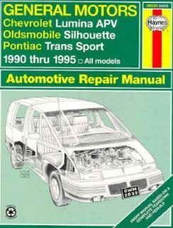 Gm Chevy Lumina Apv, Olds Silhouette, and Pontiac Transport, 1990 1995 