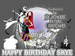 nightmare before christmas cake decorations in Holidays, Cards & Party 