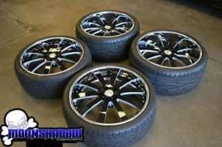   CONCAVO STAGGERED WHEELS RIMS 22x9 22x10.5 BMW 7 SERIES 740 745 750