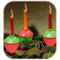 NEW 2 boxes Vintage 50s Christmas Tree 21 Bubble Lights Red & Green 