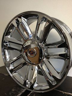 22 Inch Chrome Cadillac Escalade Platinum Factory OE Wheels Rims 6x5.5 