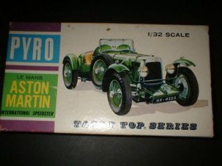 Vintage Pyro Aston Martin 1/32 Scale Table Top Series Model Kit Look 