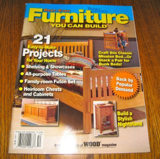   SPECIAL ISSUE BEST EVER FURNITURE YOU CAN BUILD 2005 VG COND CHEAP