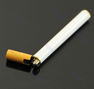   Cigarette Shaped Refillable Butane Gas Flame Cigarette Cigar Lighter