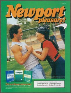 Newport Cigarettes 2012 magazine print ad, tobacco advertisement