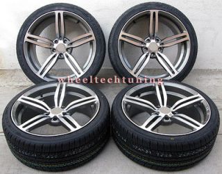19 BMW M6 STYLE STAGGERED WHEELS AND TIRES FOR 325I, 328I, 330I, 335I 
