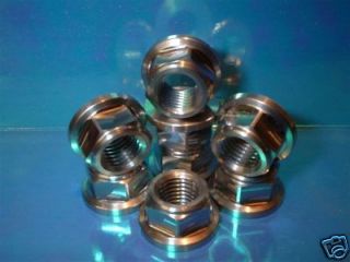 YAMAHA R1/R6/EXUP E.C.T. STAINLESS STEEL SPROCKET NUTS