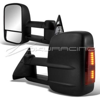 88 98 CHEVY C/K 1500 2500 C10 TRUCK TOWING MIRRORS POWER+LED SIGNAL 