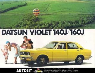 1978 Datsun Violet 140J 160J Brochure Dutch Belgium