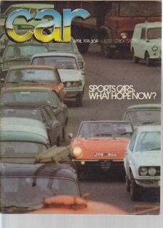CAR 4/74. Capri 1600, Magnum Est, Renault 15, DeTomaso Pantera 
