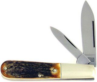 Rare Boker tree brand knife Genuine Stag Barlow Made in GERMANY NIB