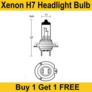 FORD MONDEO MK4 07  Dipped/Low Beam Halogen Headlight Bulb Xenon Gas 