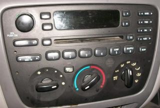 AM FM CD PLAYER W MAN TEMPERATURE CONTROL FOR A 2004 2007 FORD TAURUS