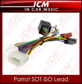 CT10HD02 Honda Bluetooth Car Kit Parrot SOT Lead T Harness ISO Wiring 