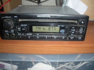 98 02 HONDA CRV ODYSSEY ACCORD NAVIGATION READY RADIO CD PLAYER W 
