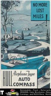 1938 ? Hull Automobile Streamline Compass Brochure