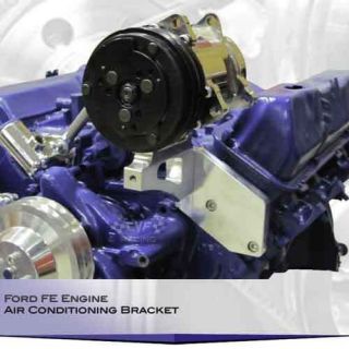Ford FE Engine A/C Bracket 390 427 428 V Belt Billet Aluminum Air 