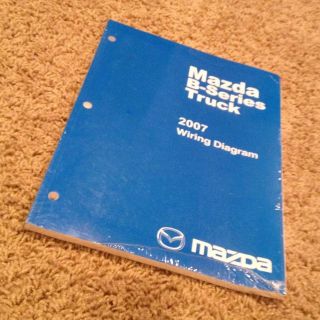 Mazda B Series Truck 2007 Wiring Diagram Mechanic Service Shop Manual 