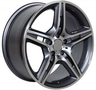 Set of 4 19 AMG Style Mercedes Alloy Wheels, Same Size or Staggered 