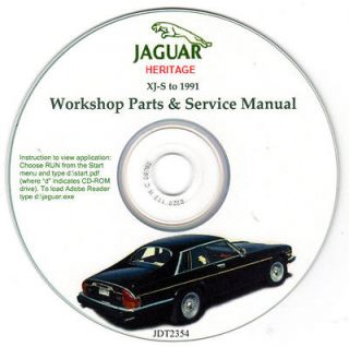 Jaguar XJS XJ S HE 1975   1991 Workshop Service Repair Parts Manual