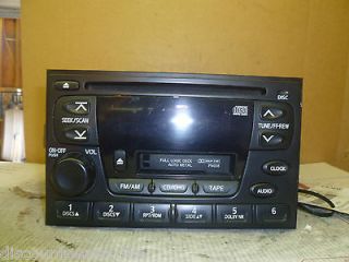 00 01 Nissan Xterra Am Fm Radio Cd Cassette Player 28188 7Z000 OEM *