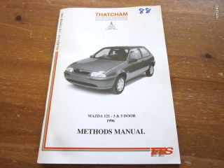 MAZDA 121   3 & 5 DOOR 1996 Thatcham Methods Manual