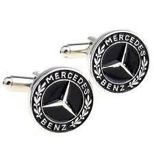 MERCEDES BENZ CAR CUFFLINKS COMPLETE WITH GIFT BOX