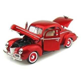 RED 1940 Ford Deluxe Die Cast Collectible Model Car 118 AMERICAN 