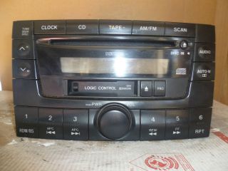 00 01 Mazda Mpv Radio Cd Cassette Player LC77669T0B No BRackets