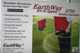 SHOULDER BROADCAST, Grass Seed Spreader, by Earth Way